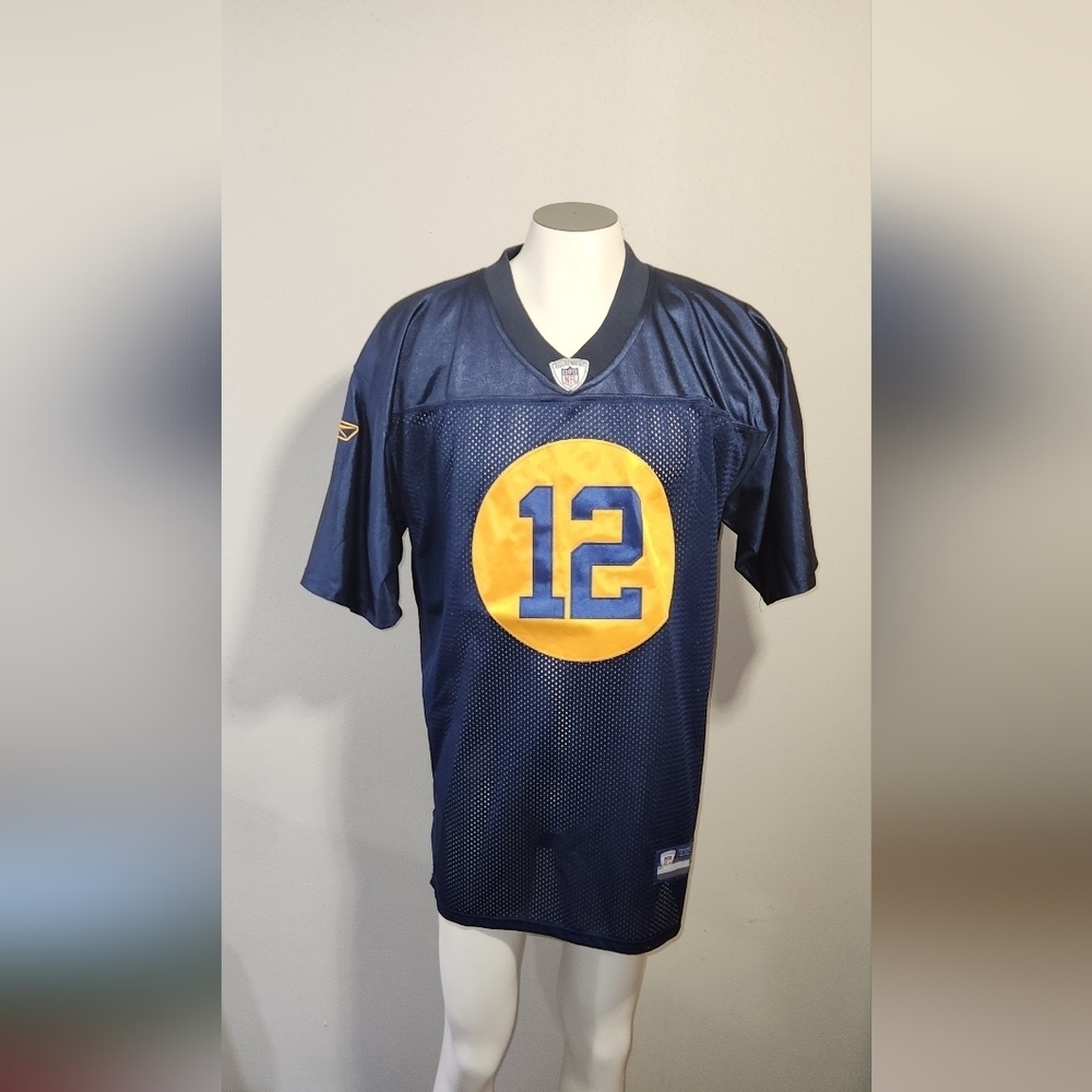 Green Bay Acme Packers Aaron Rodgers #12 NFL Football Jersey Mens Size 52